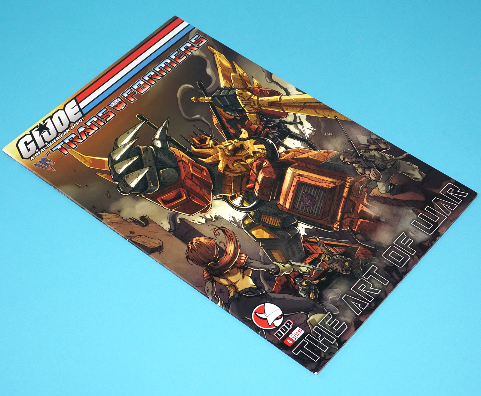 GI JOE VS TRANSFORMERS THE ART OF WAR ISSUE #4 2006 DDP - Image 2