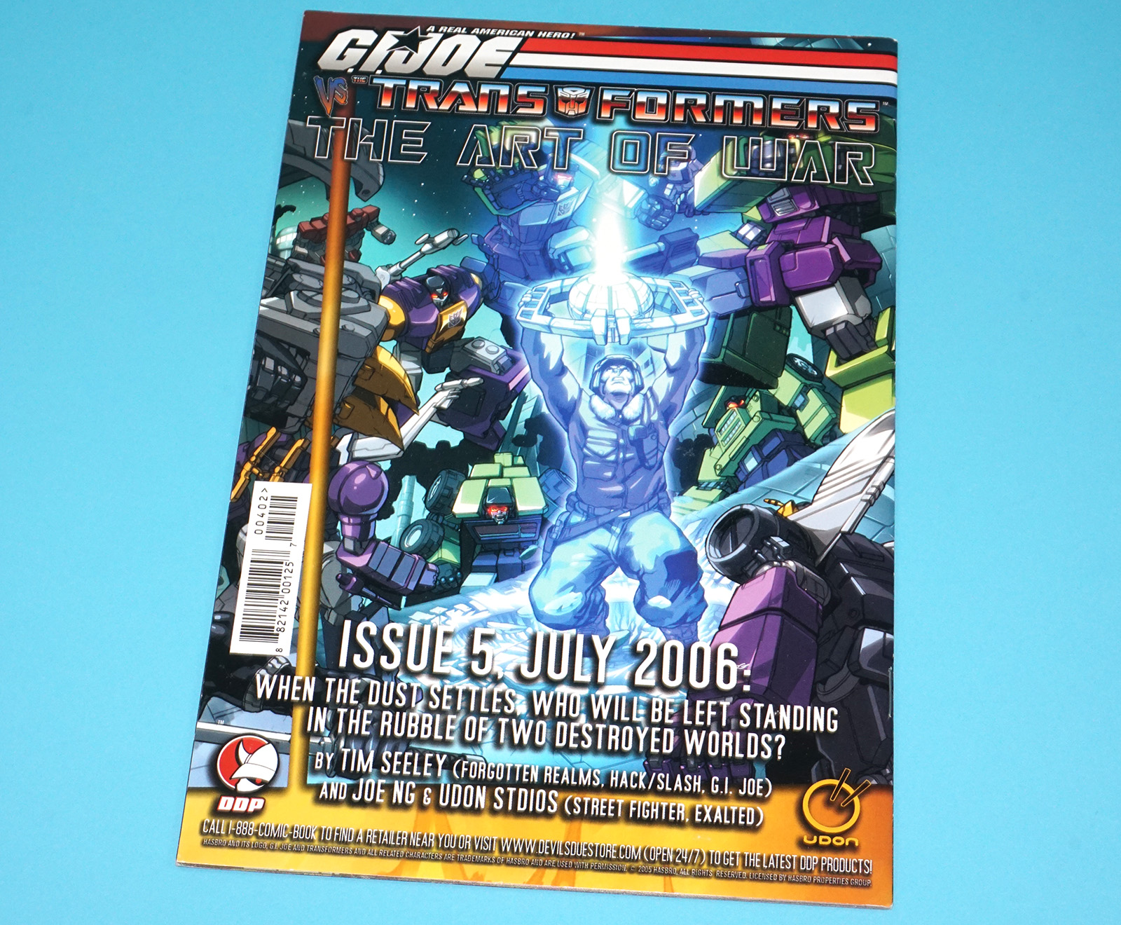 GI JOE VS TRANSFORMERS THE ART OF WAR ISSUE #4 2006 DDP - Image 4