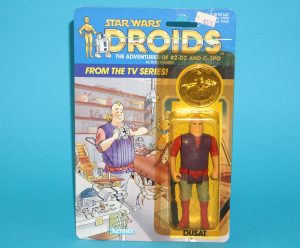 STAR WARS DROIDS JORD DUSAT MOC MOSC US CARD 1985 KENNER POTF HTF