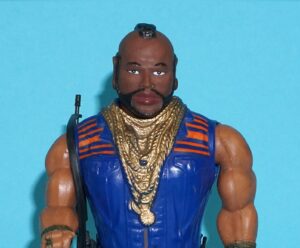 A-TEAM 6″ SERIES BA BARACUS ‘MR. T’ 100% COMPLETE 1983 GALOOB