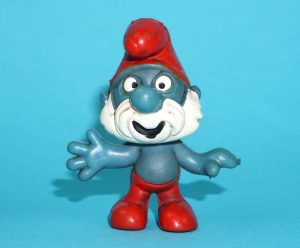 SMURFS 20001 PAPA SMURF NO COO PEYO 1969 SCHLEICH