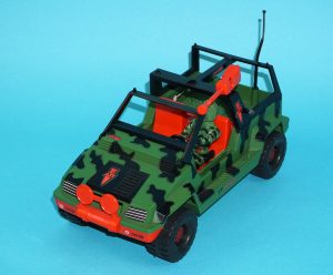 1983 GI JOE ACTION FORCE Z FORCE ATT BLITZ BUGGY JEEP & RADER 100% COMPLETE PALITOY GERMANY HTF
