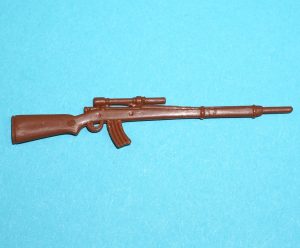 1995 GI JOE SGT SAVAGE D-DAY v1 ORIGINAL SPARE PART RIFLE GUN HASBRO