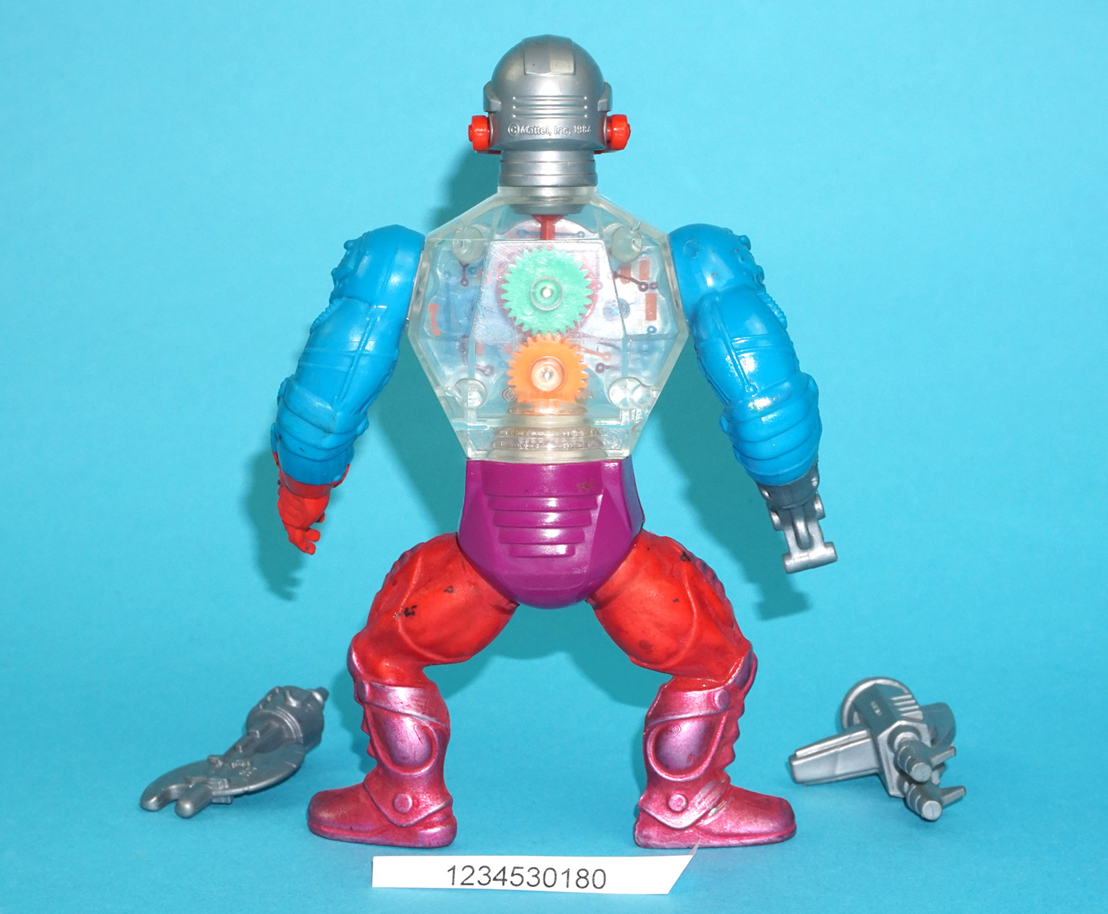 MOTU HE-MAN MASTERS OF THE UNIVERSE ROBOTO 100% COMPLETE 1985 MATTEL - Image 2