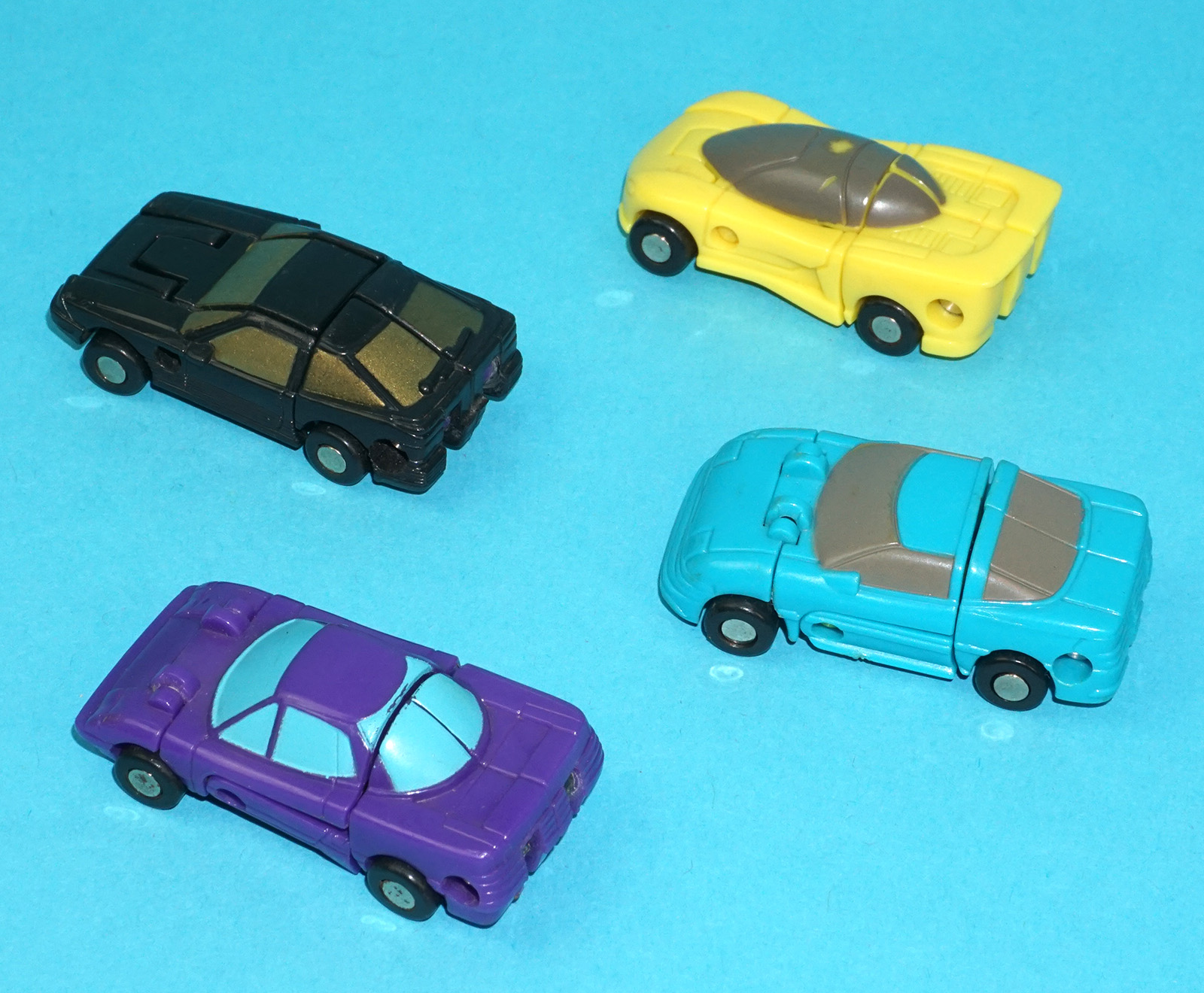 TRANSFORMERS G1 MICROMASTER SPORTS CAR PATROL 100% COMPLETE & ORIGINAL 1989 HASBRO - Image 2