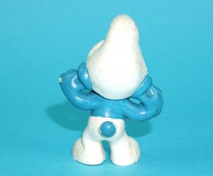 SMURFS 20015 EARACHE SMURF W. GERMANY COO 1971 SCHLEICH