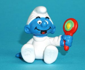 SMURFS 20540 CLASSIC BABY SMURF GERMANY COO 2004 SCHLEICH
