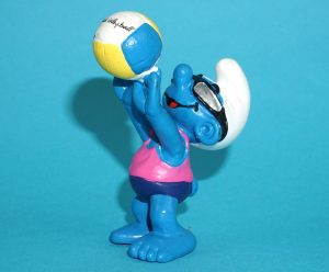 SMURFS 20477 BEACH VOLLEYBALL SMURF 2000 SCHLEICH