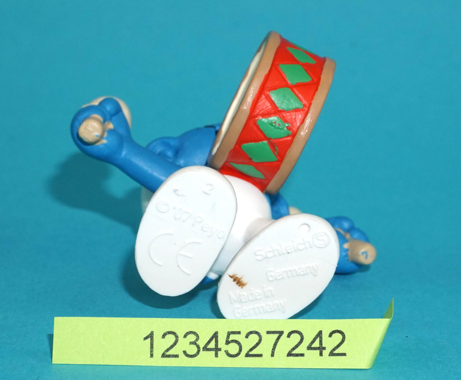 SMURFS 20707 PARTY HAPPY 50TH SMURFDAY DRUMMER SMURF GERMANY COO 2007 SCHLEICH - Image 5