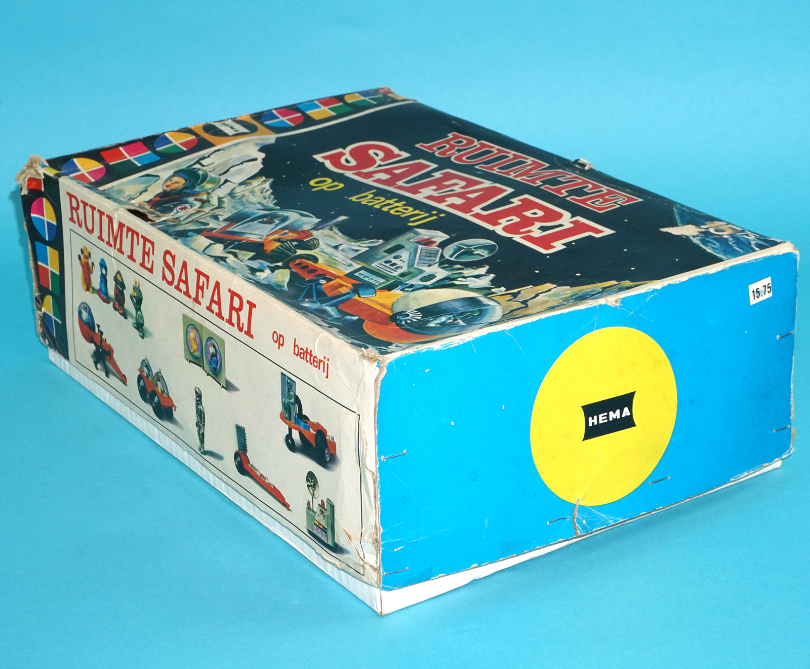 HEMA RUIMTE SAFARI BATTERY OPERATED SPACE EXPLORATION GIFT SET BOX 1960s HOLLAND HTF - Image 3