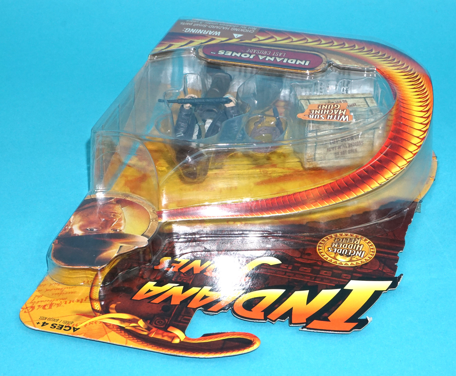 INDIANA JONES LAST CRUSADE INDIANA JONES MACHINE GUN MOC MOSC 2008 HASBRO - Image 4