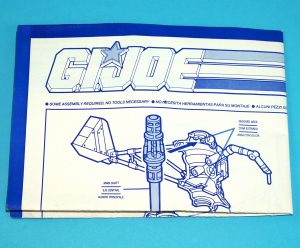 1991 GI JOE BATTLE COPTERS SPARE BLUEPRINT INSTRUCTIONS EN ES IT UK EURO HASBRO