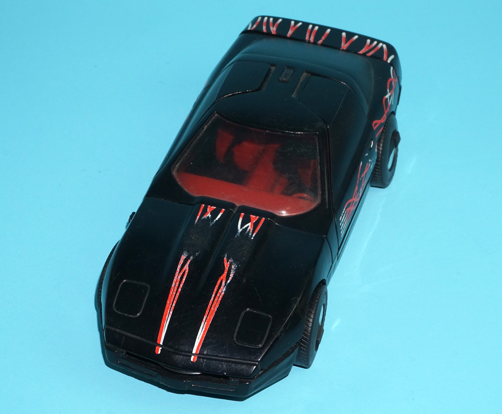 M.A.S.K RAVEN CORVETTE C4 NEAR COMPLETE 1986 KENNER WORKS! - Image 2