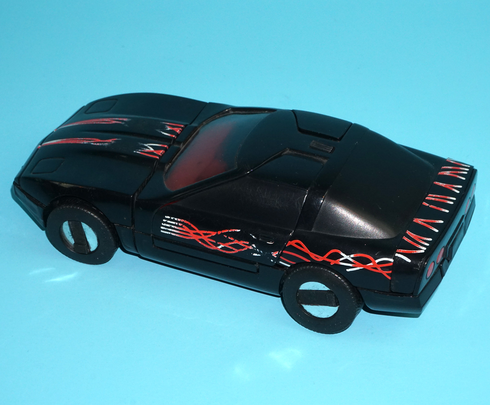 M.A.S.K RAVEN CORVETTE C4 NEAR COMPLETE 1986 KENNER WORKS! - Image 3
