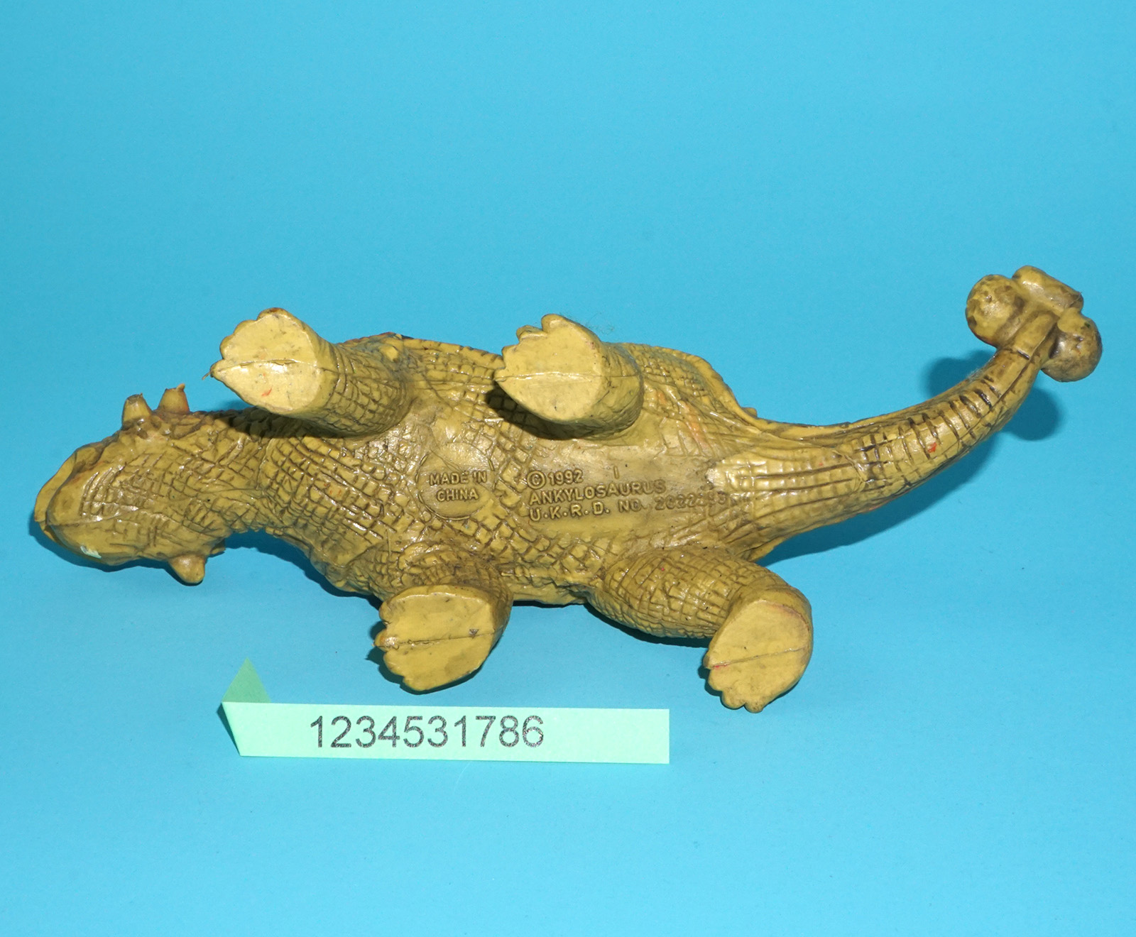 MOTU KO DINOSAUR ANKYLOSAURUS 1992 DOR MEI U.K.R.D. CHINA - Image 3