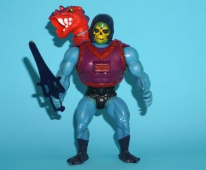 MOTU HE-MAN MASTERS OF THE UNIVERSE DRAGON BLASTER SKELETOR NEAR COMPLETE NO COO 1985 MATTEL