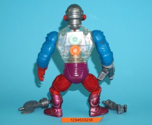 MOTU HE-MAN MASTERS OF THE UNIVERSE ROBOTO 100% COMPLETE 1985 MATTEL