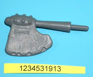 MOTU HE-MAN MASTERS OF THE UNIVERSE ORIGINAL SPARE PART RAM-MAN AXE FRANCE COO 1983 MATTEL