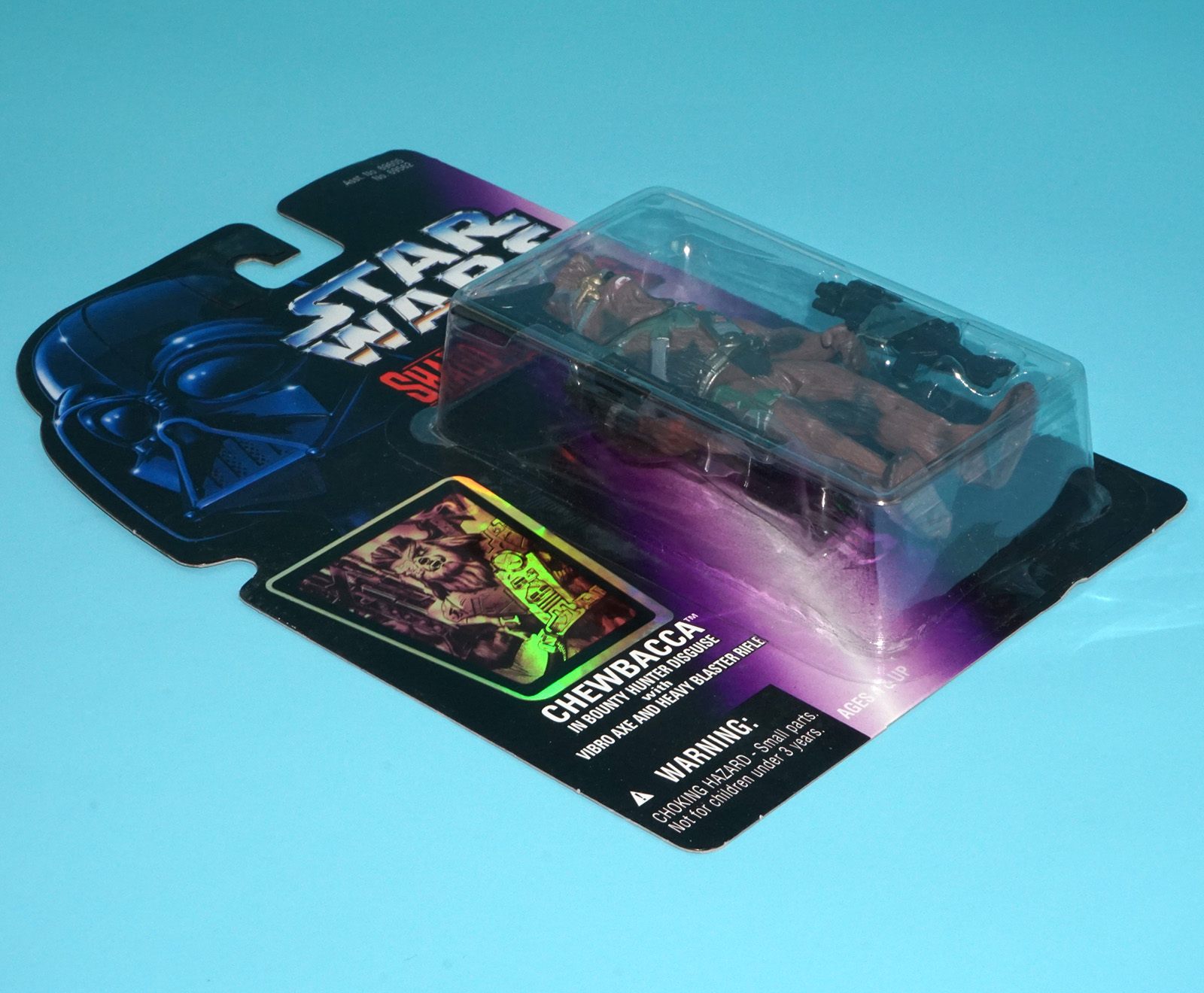 STAR WARS SOTE CHEWBACCA MOC MOSC US CARD 1996 KENNER - Image 3