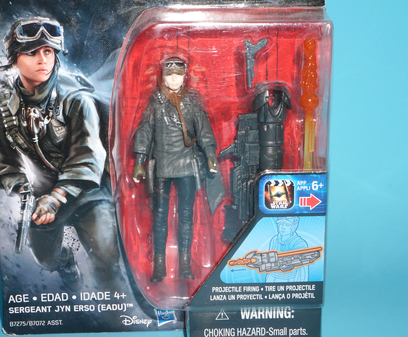 STAR WARS ROGUE ONE SERGEANT JYN ERSO (EADU) 3.75" MOC MOSC 2016 HASBRO - Image 2