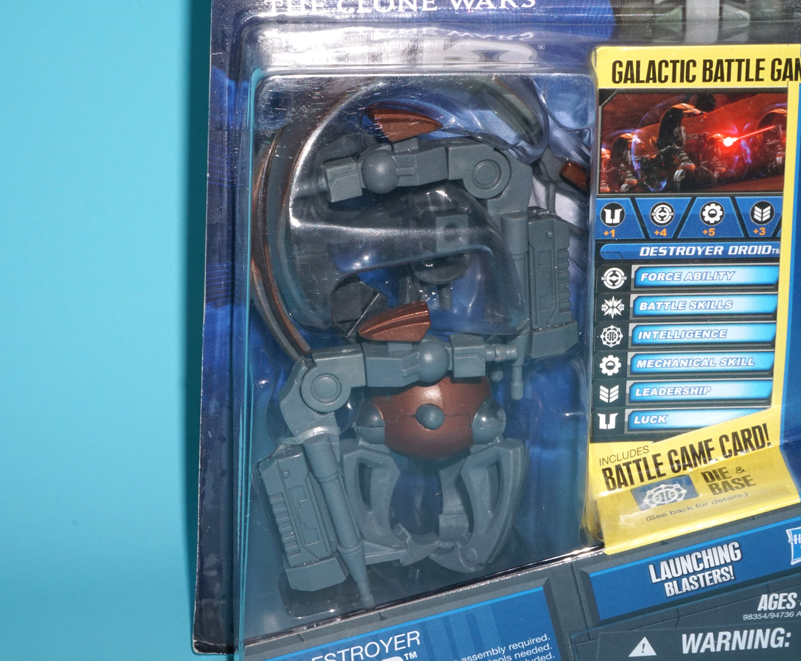 STAR WARS THE CLONE WARS CW04 DESTROYER DROID MOC MOSC 2010 HASBRO - Image 2