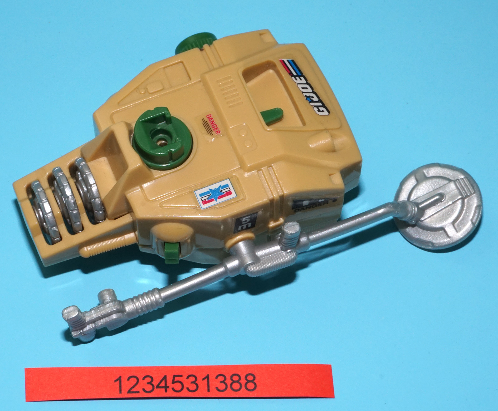 1988 GI JOE MOTORIZED ACTION PACK MINE SWEEPER 100% COMPLETE HASBRO WORKS! - Image 2