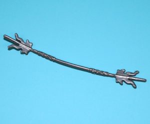 1987 GI JOE JINX v1 ORIGINAL SPARE PART NAGINATA STAFF HASBRO