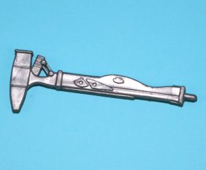 1987 GI JOE TECHNO-VIPER v1 ORIGINAL SPARE PART HAMMER ARM HASBRO