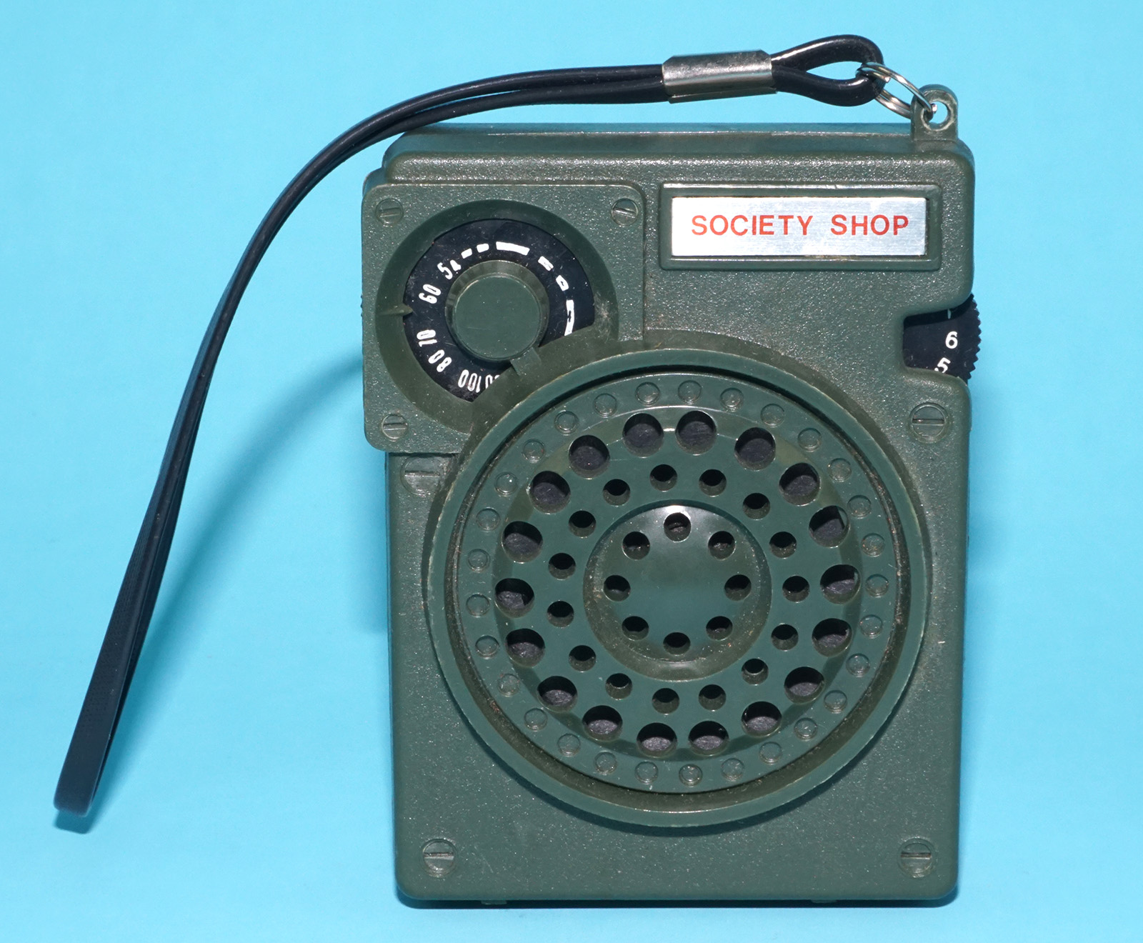 GI JOE KO SOCIETY SHOP AM TOY RADIO 1970s KNOCKOFF WORKS!