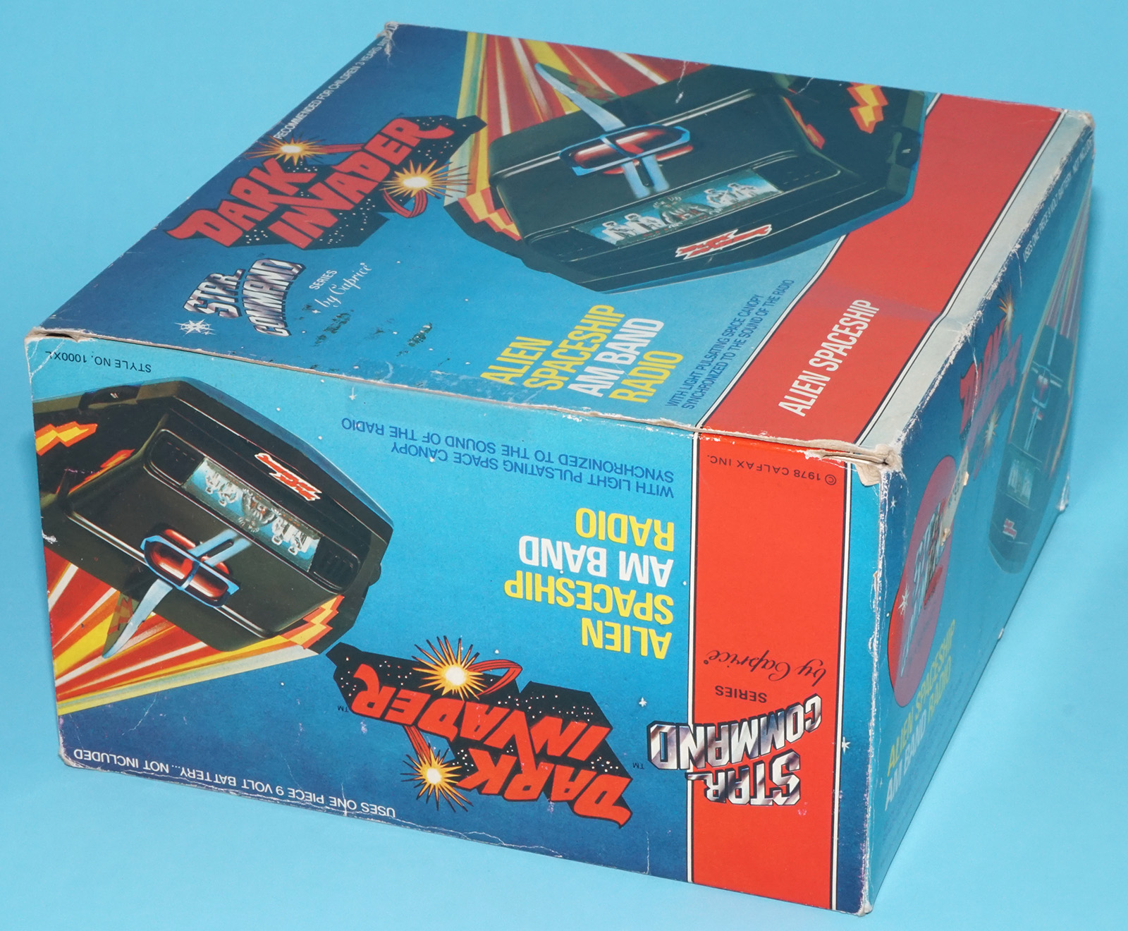 STAR COMMAND DARK INVADER ALIEN SPACESHIP RADIO BOXED ORIGINAL BOX 1978 CAPRICE WORKS! - Image 3