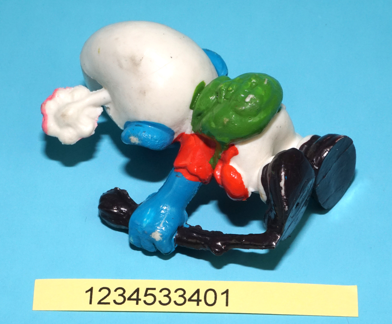 SMURFS KNOCK-OFF 20041 HIKER SMURF NO COO SPANISH KO 1980s BOOTLEG - Image 2