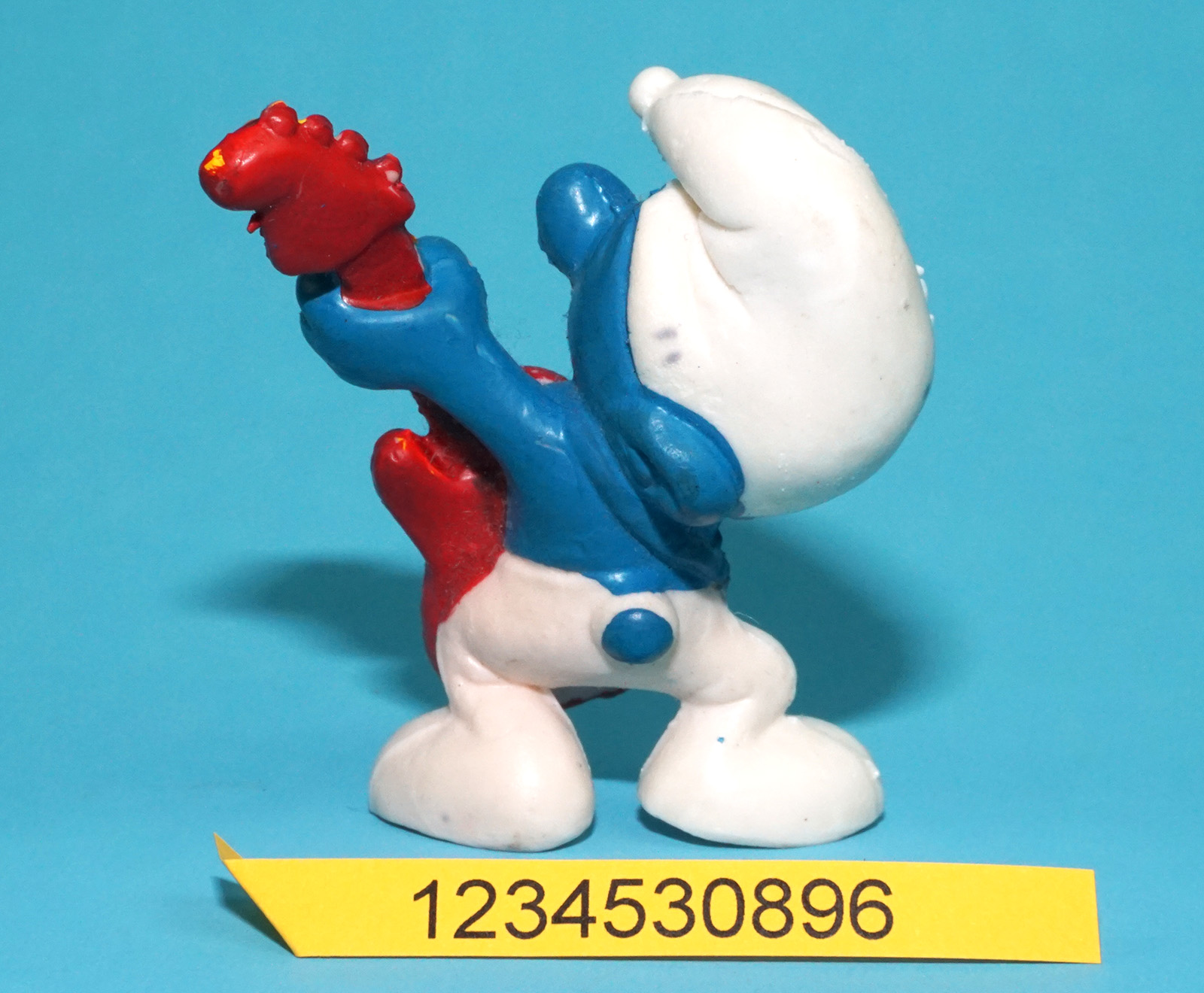 SMURFS KNOCK-OFF 20023 GUITAR SMURF NO COO SPANISH KO 1980s BOOTLEG - Image 2