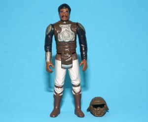 STAR WARS ROTJ LANDO CALRISSIAN SKIFF GUARD NO COO 100% COMPLETE & ORIGINAL C8+ 1982 KENNER