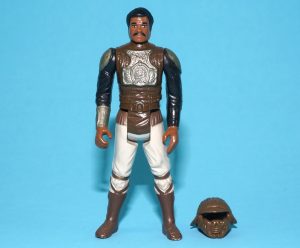 STAR WARS ROTJ LANDO CALRISSIAN SKIFF GUARD NO COO 100% COMPLETE & ORIGINAL C8+ 1982 KENNER