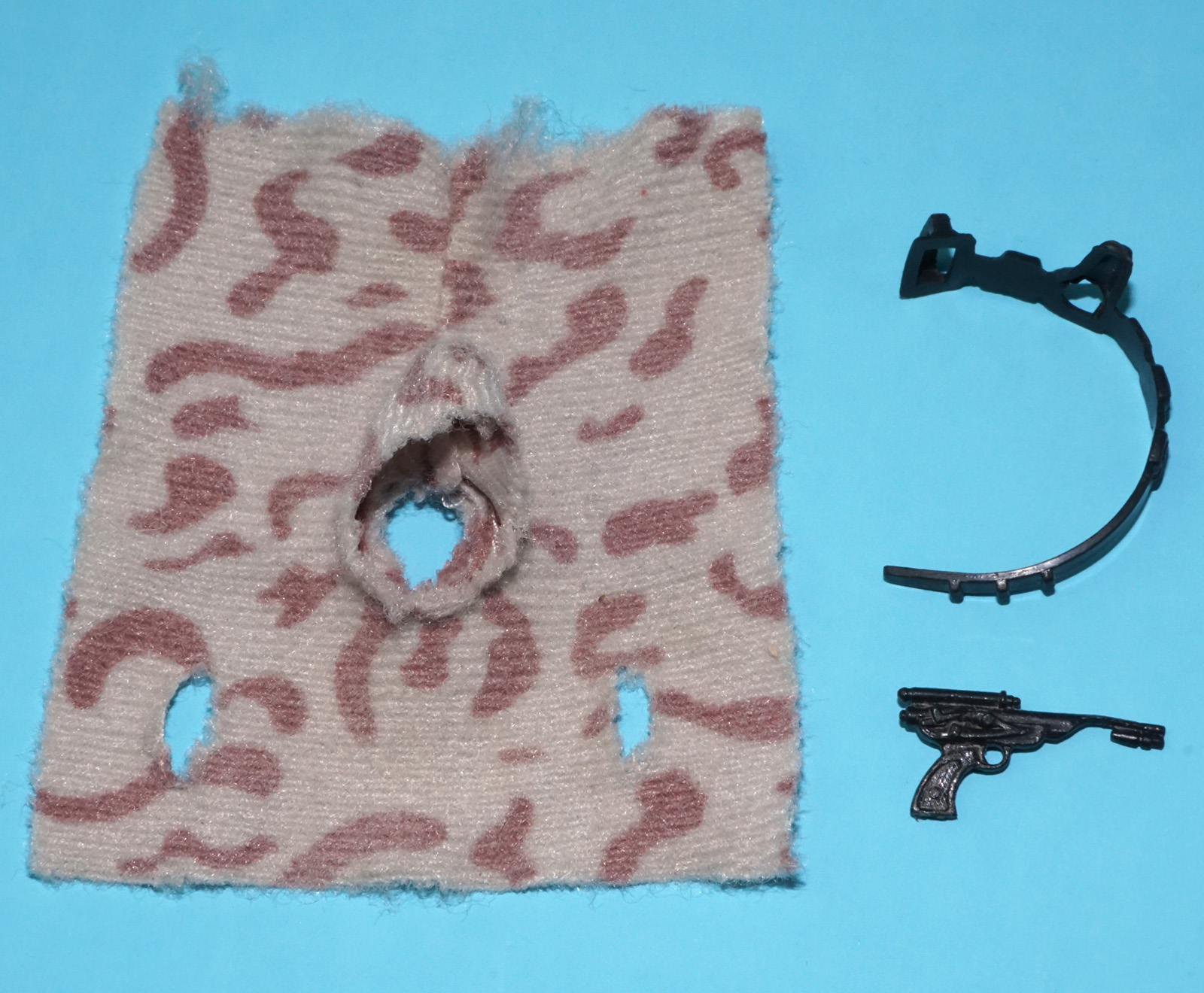 STAR WARS POTF LUKE BATTLE PONCHO 100% COMPLETE & ORIGINAL C8+ 1985 KENNER LAST 17 - Image 6