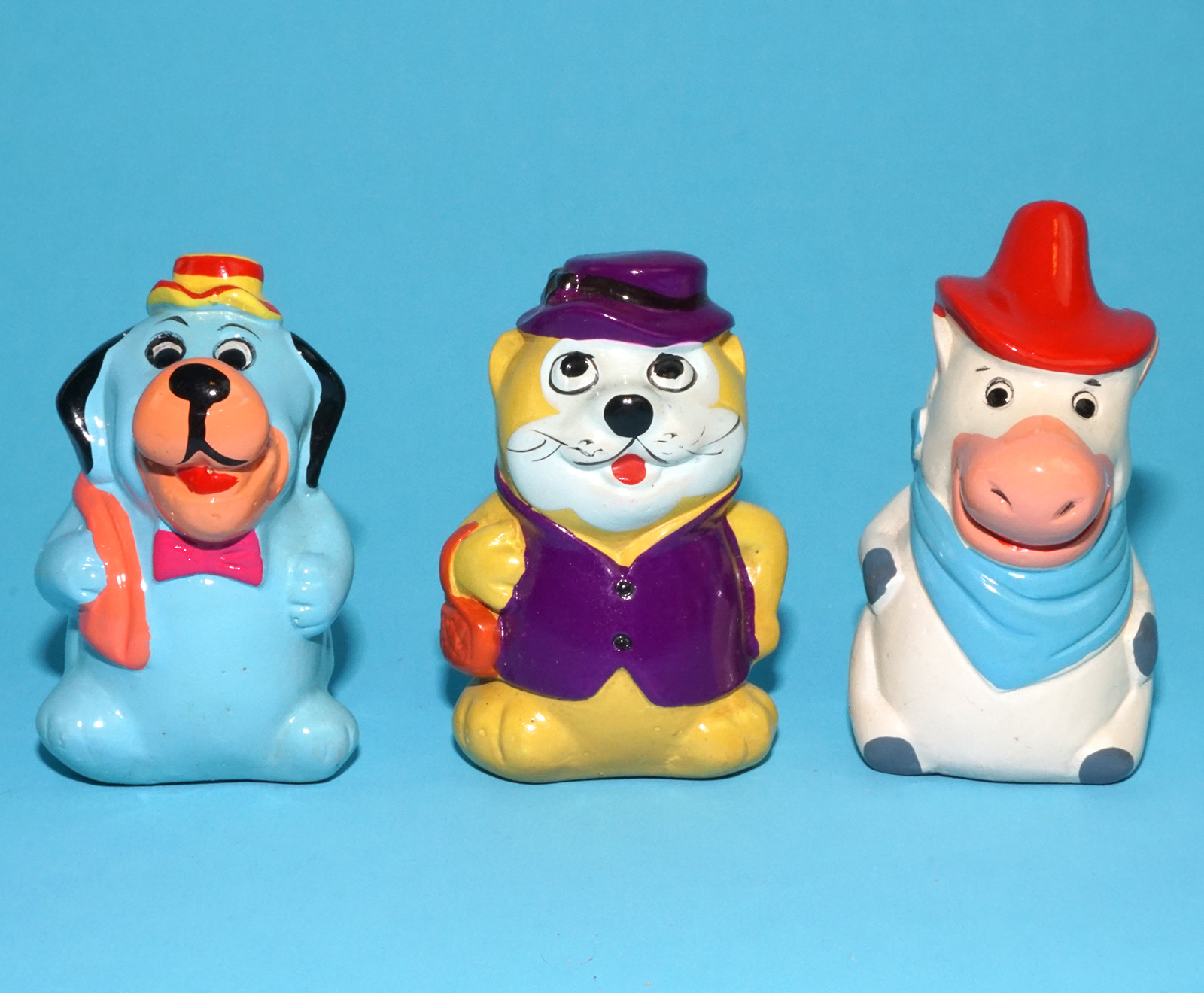 HANNA BARBERA 6 PENCIL SHARPENER SET TOP CAT MCGRAW HUCKLEBERRY BOXED 1960s CHINA - Image 9