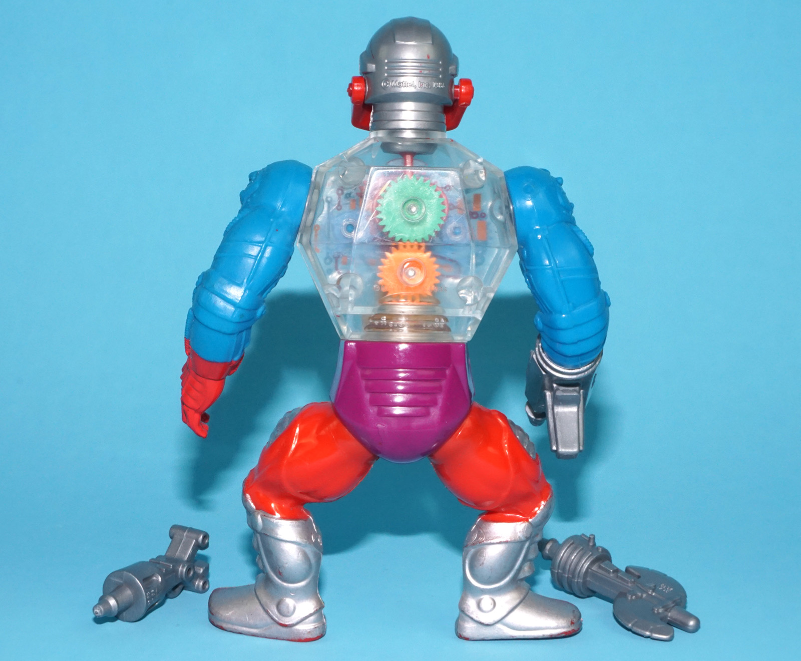 MOTU HE-MAN MASTERS OF THE UNIVERSE ROBOTO 100% COMPLETE 1985 MATTEL - Image 2
