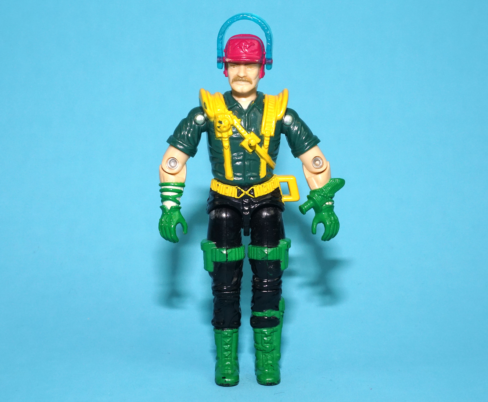 1991 GI JOE AIR COMMANDOS SKYMATE v1 & GLIDER 100% COMPLETE C8+ HASBRO - Image 3