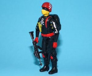 2021 GI JOE RED SHADOWS RED VULTURE TROOPER 100% COMPLETE BLACK MAJOR CUSTOM