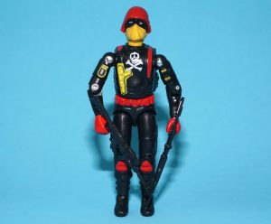 2021 GI JOE RED SHADOWS RED VULTURE TROOPER 100% COMPLETE BLACK MAJOR CUSTOM