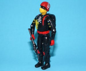 2021 GI JOE RED SHADOWS RED VULTURE TROOPER 100% COMPLETE BLACK MAJOR CUSTOM