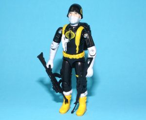 2021 GI JOE COBRA BAT TROOPER 100% COMPLETE BLACK MAJOR CUSTOM