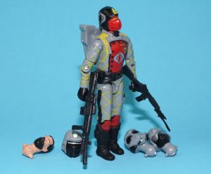 2021 GI JOE CRIMSON GUARD PYTHON PATROL 100% COMPLETE BLACK MAJOR CUSTOM