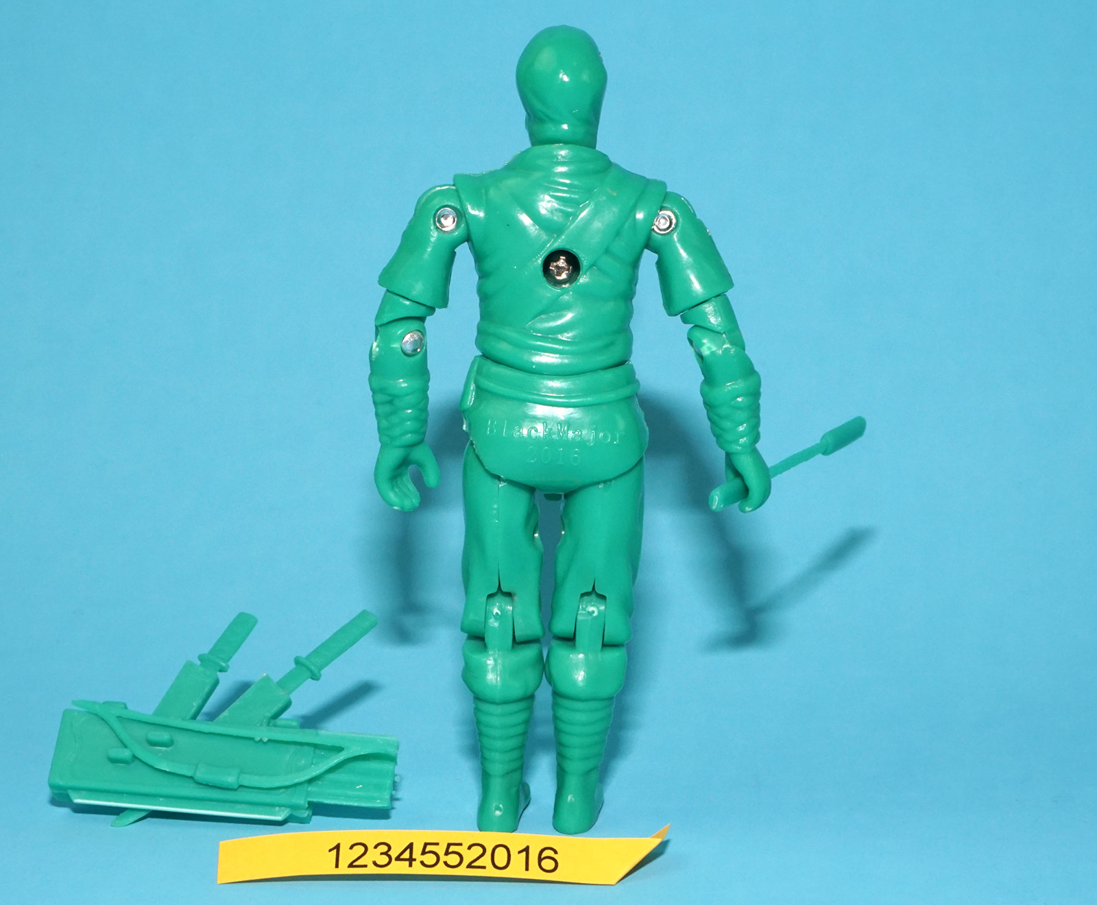 2022 GI JOE STORM SHADOW TEST SHOT PROTOTYPE STYLE 100% COMPLETE BLACK MAJOR CUSTOM - Image 3