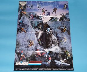 1989 GI JOE SKY PATROL MAIL ORDER POSTER BENELUX NL BE PROMO HASBRO