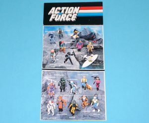 1989 GI JOE CATALOG LEAFLET FOLDOUT ACTION FORCE UK HASBRO