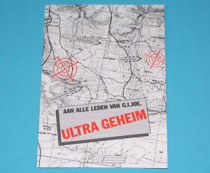 1990 GI JOE SKY PATROL MAIL ORDER TOP SECRET MISSION PAPER NL FR EURO HASBRO