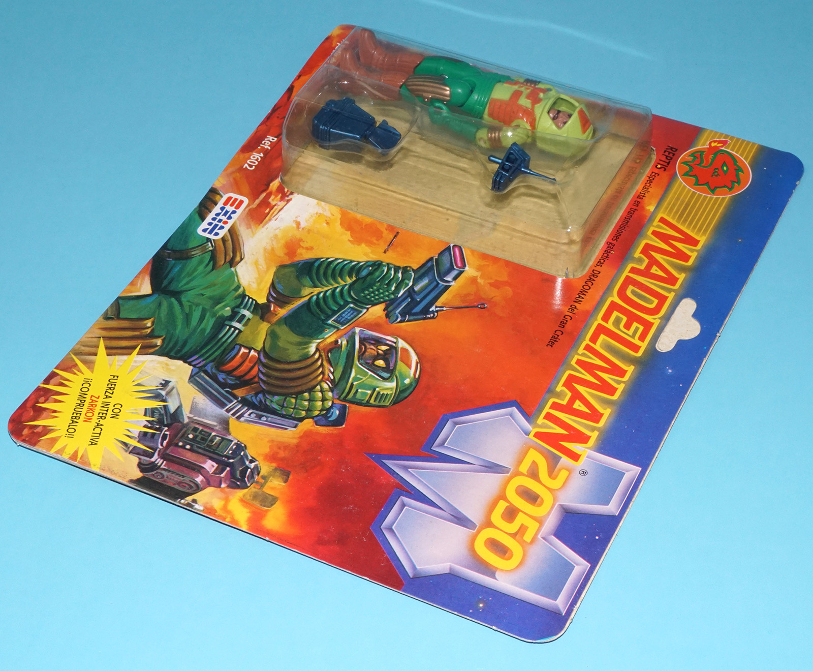 MADELMAN 2050 REPTIS MOC MOSC SPANISH CARD 1988 EXIN SPAIN - Image 6