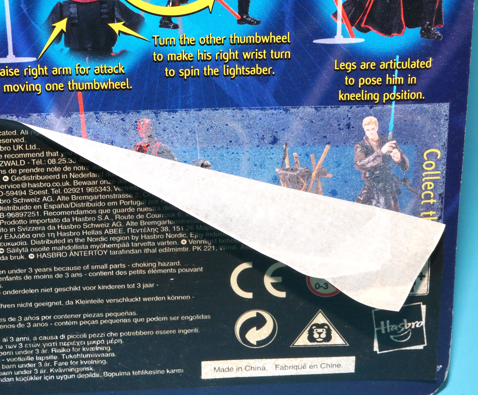 STAR WARS SAGA COLLECTION DARTH MAUL SITH TRAINING MOC MOSC 2002 HASBRO - Image 8