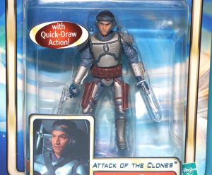STAR WARS SAGA COLLECTION JANGO FETT SLAVE 1 PILOT MOC MOSC 2002 HASBRO